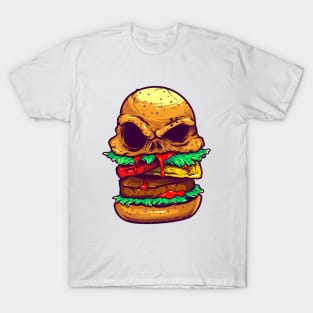 Monster  burger illustration T-Shirt